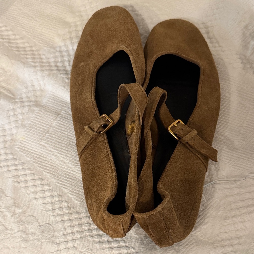 Zara suede Mary Jane 39